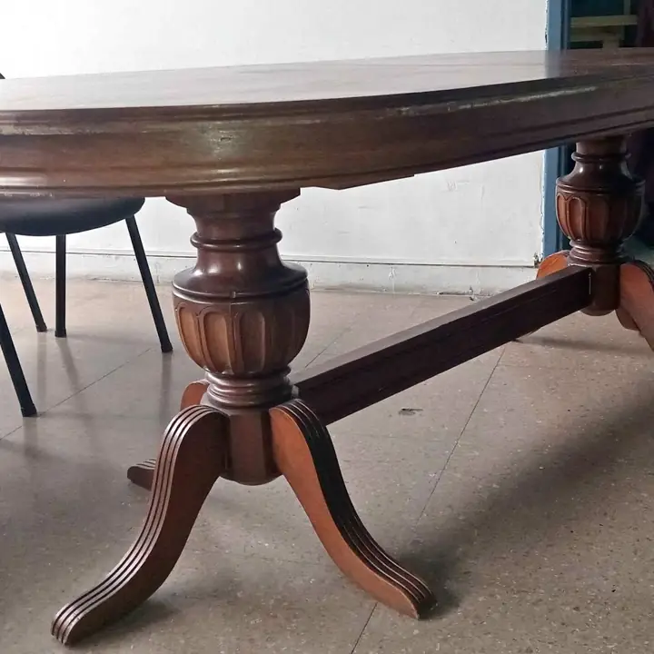 Mesa antigua madera estilo inglés