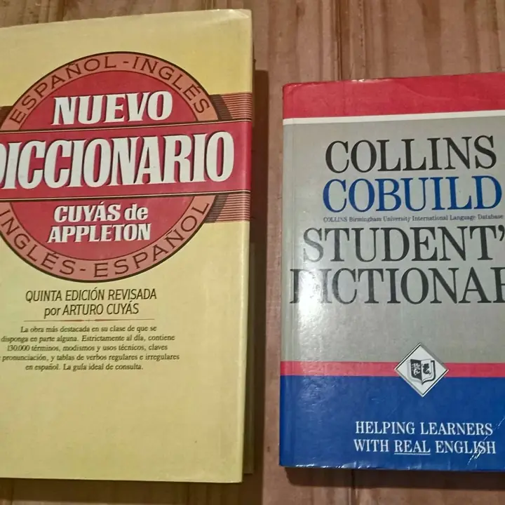 Lote diccionarios inglés/español e inglés