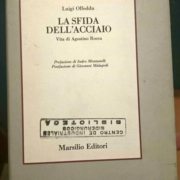 Libro la sfida Dell' acciaio vita di agostino rocca