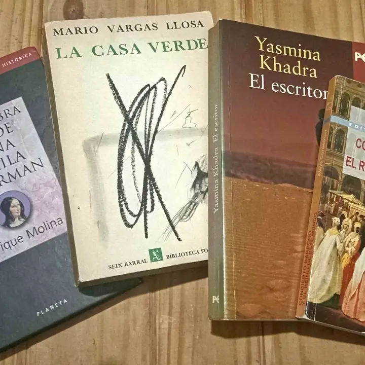 Lote de libros vargas llosa / carpenter / khadra / molina