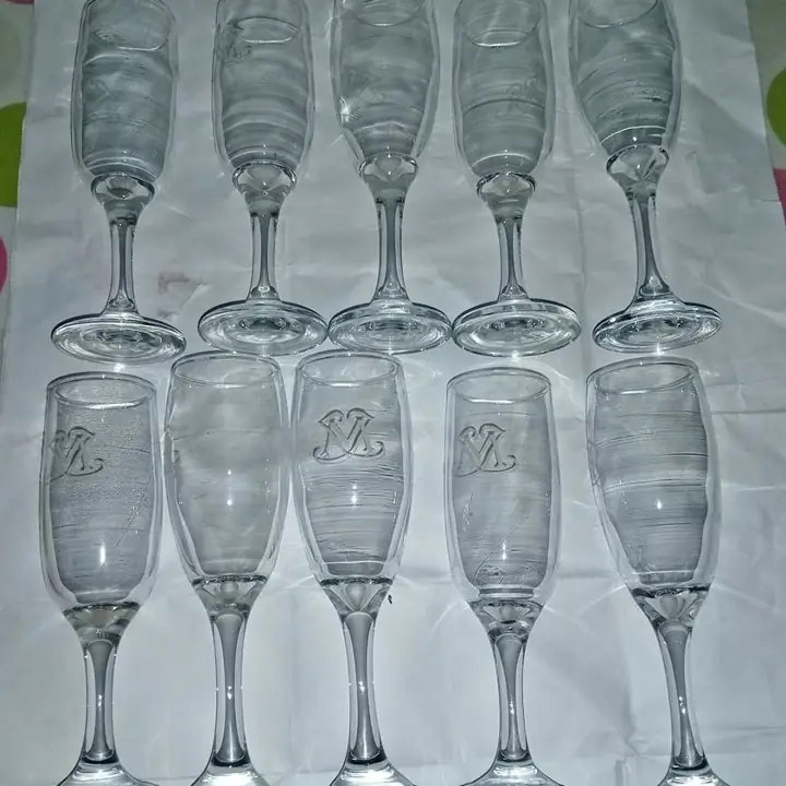 Juego de 10 copas de 19CM