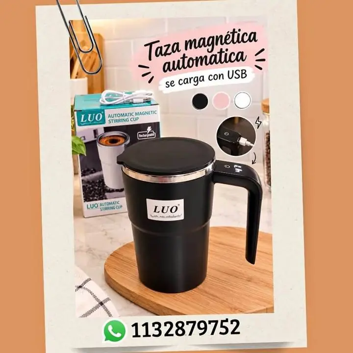 Taza magnética