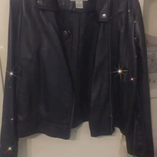 Campera de cuero motoquera nueva! Jnisex talle 10