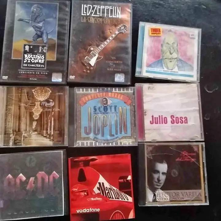 Lote de 9 cd dvd