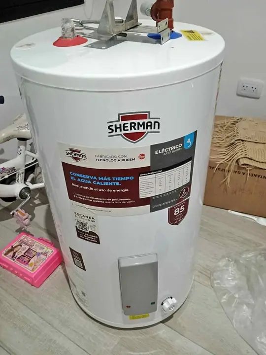 Termotanque Sherman 85 L. Nuevo con garantía