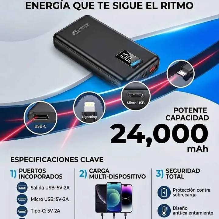 Power bank / cargador portátil