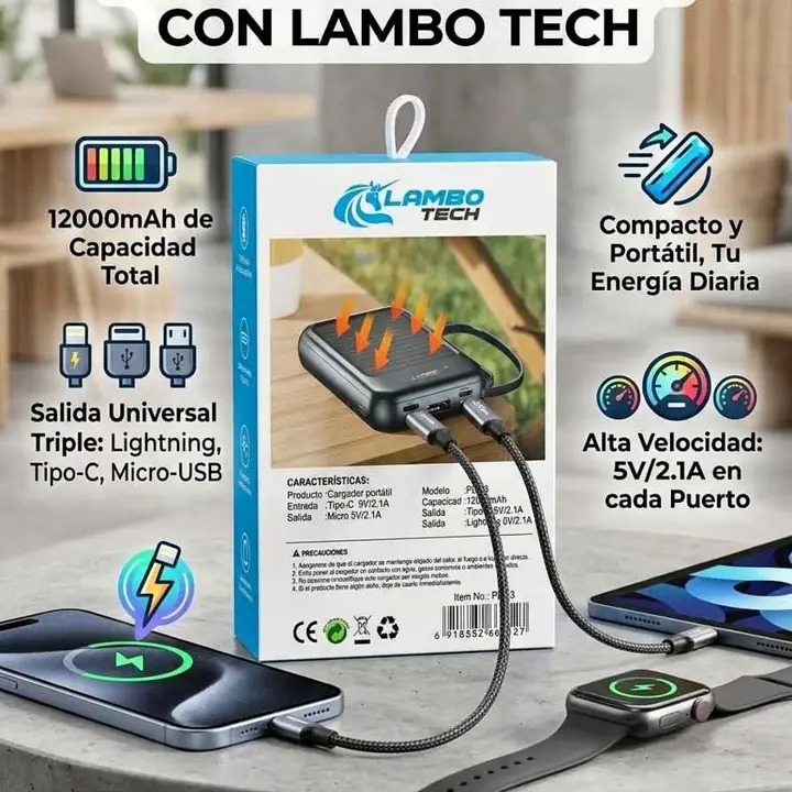 Power bank ( batería inalámbrica )