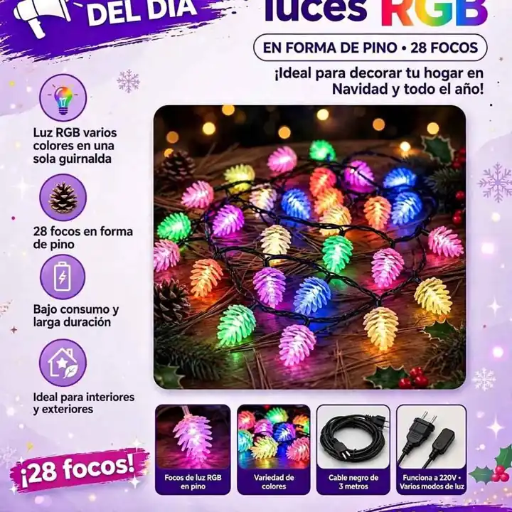 Luces forma de pino