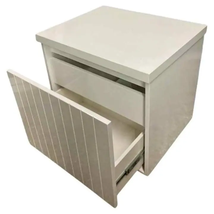 Combo Vanitory 60cm colgante con frente Ranurado + Bacha Apoyo Loza 5016