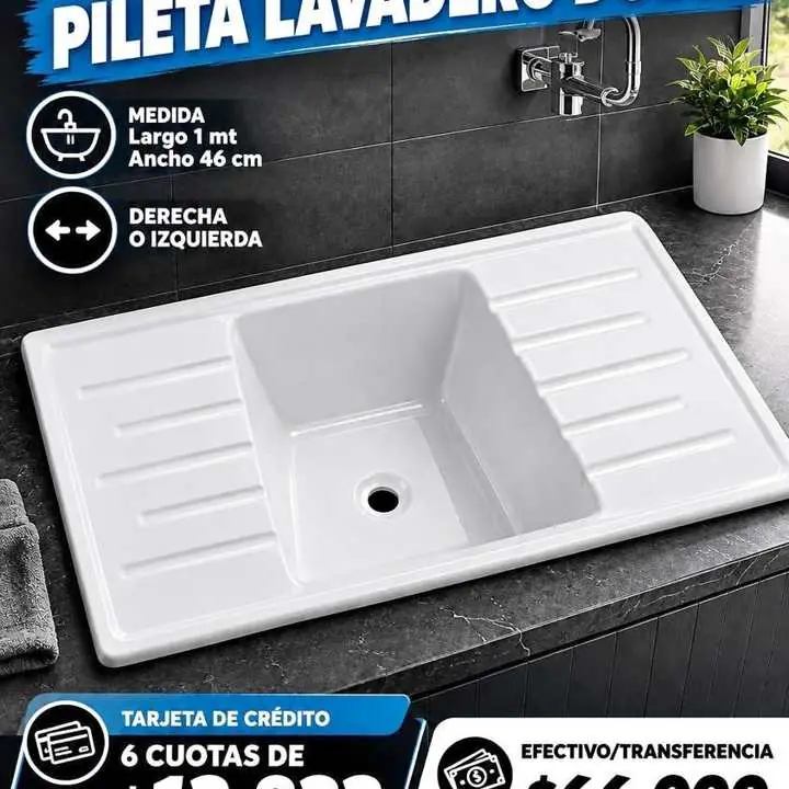 Pileta Lavadero Doble