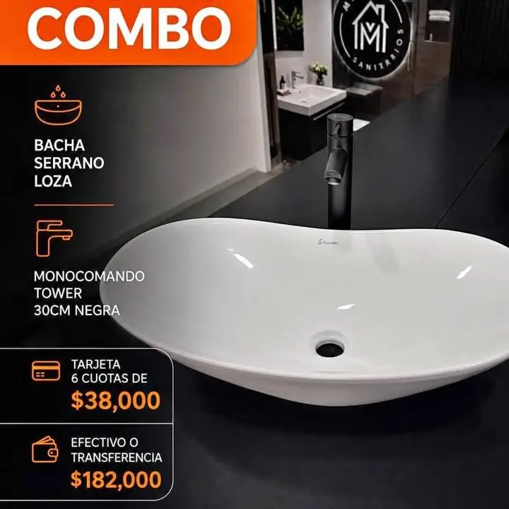Combo bacha y monocomando