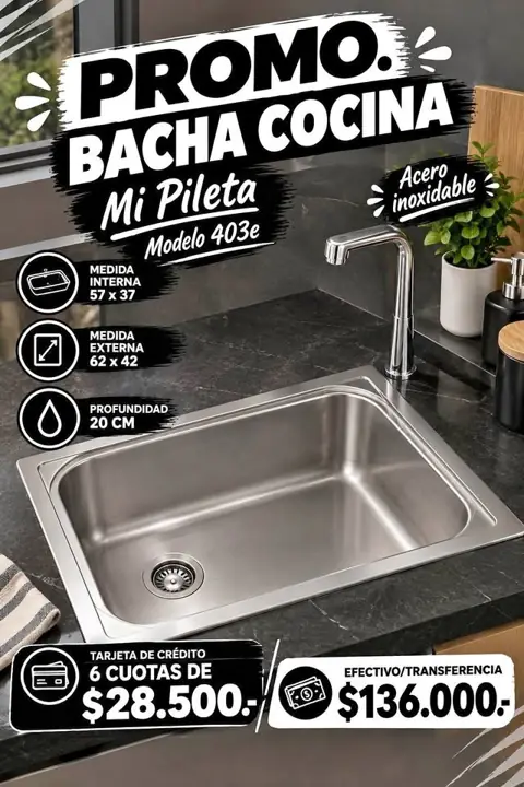 Bacha Encastre 403e