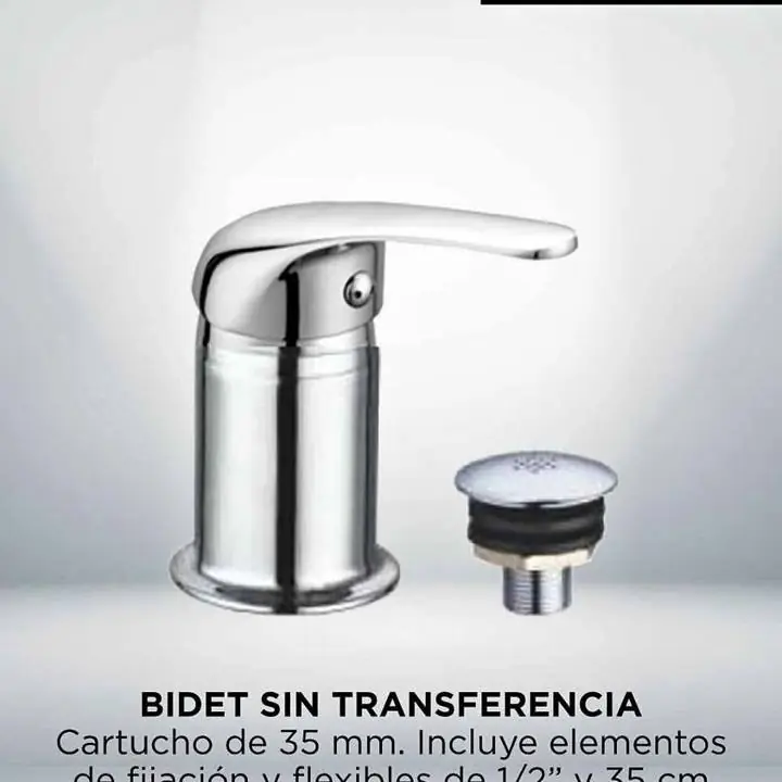Grifería de Bidet loss s/transferencia