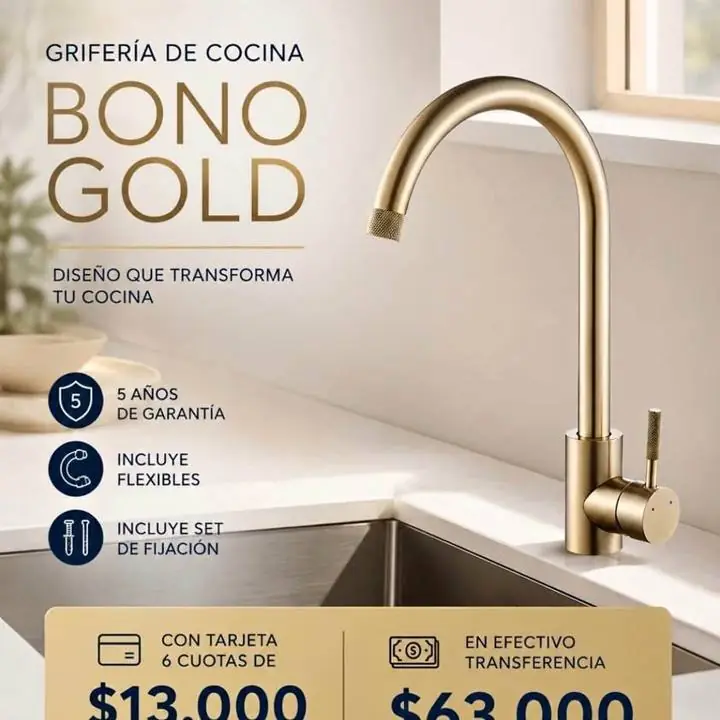 Monocomando Cocina Bono Gold ( hasta agotar stock)