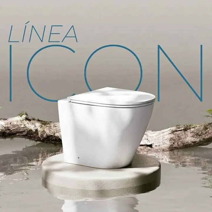 Inodoro Icon corto linea lujo