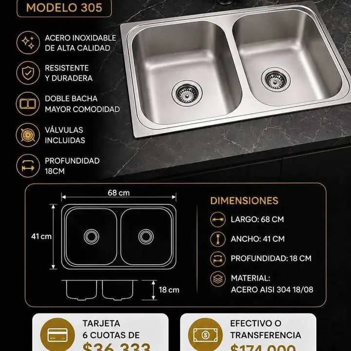 Bacha Doble 305e
