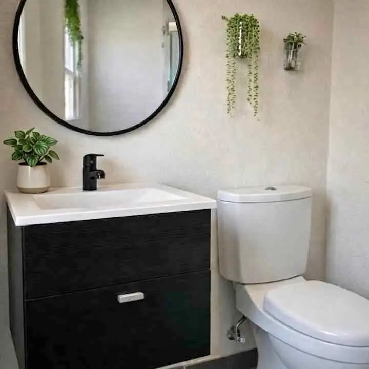 Combo de Baño ( Vanitory Bacha grifería espejo inodoro con deposito)