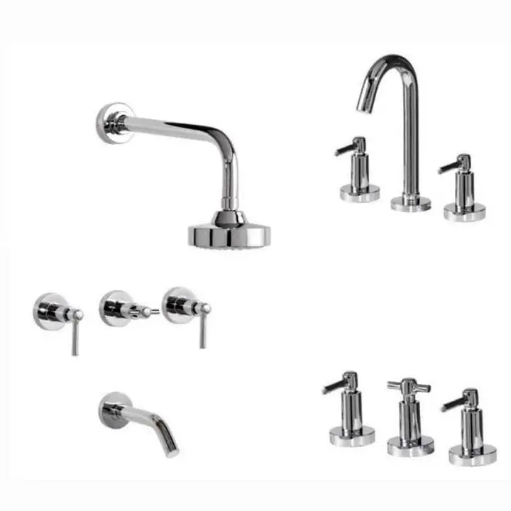 Combo Grifería Completo Baño Arion lever