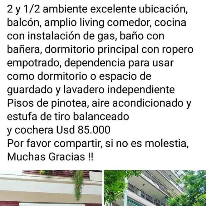 Departamento Villa Luro 2 ambientes urgente! a metros de Rivadavia Cochera opcional no incluida
