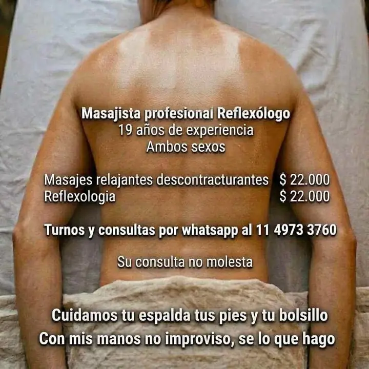 Masajista // Reflexologo