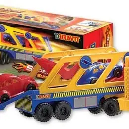 Camion con cuatri, auto o camiones Duravit