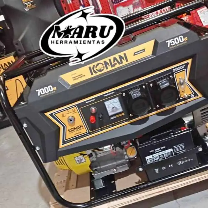 Generador Eléctrico Monofásico 7500wts 18HP Arranque a Llave KONAN