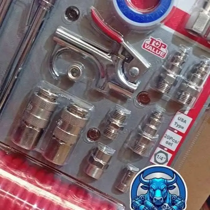 Set 20Pzs para Herramientas Neumaticas EMTOP