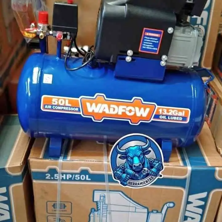 Compresor de Aire Eléctrico 50Lts 2.5Hp Wadfow