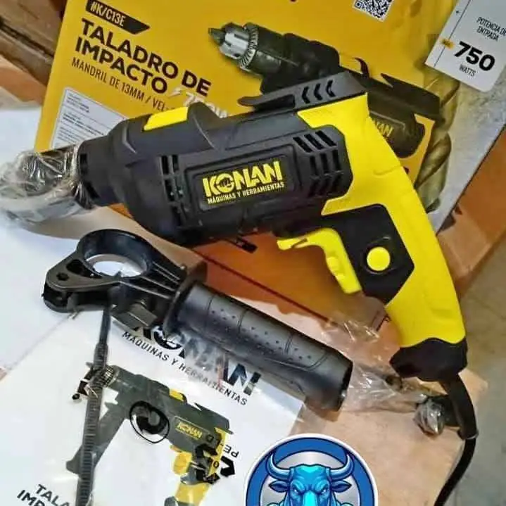 Taladro de impacto 750wts MANDRIL 13mm KONAN