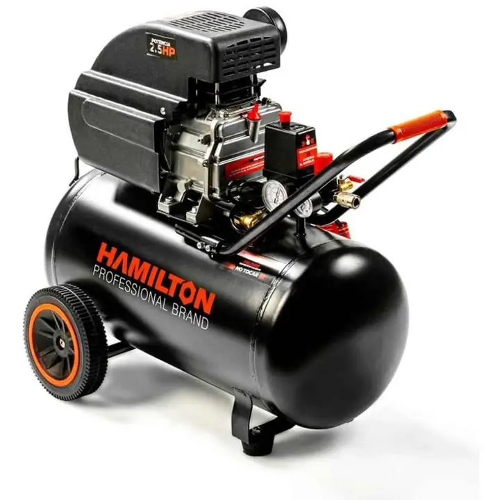 Compresor de aire con kit de 3 pzs 50Lts 2.5HP
