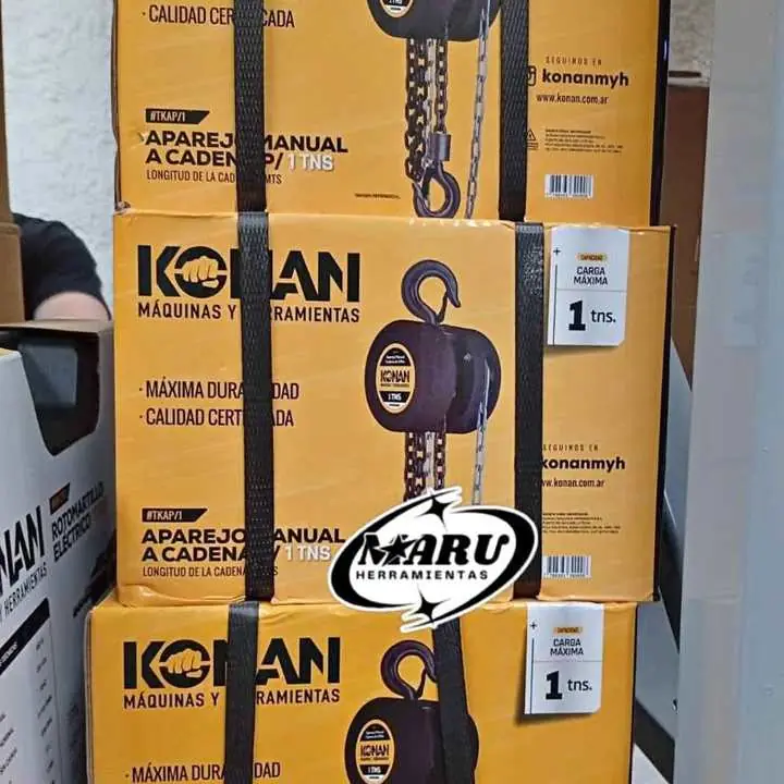 Aparejo manual a cadena 1TN