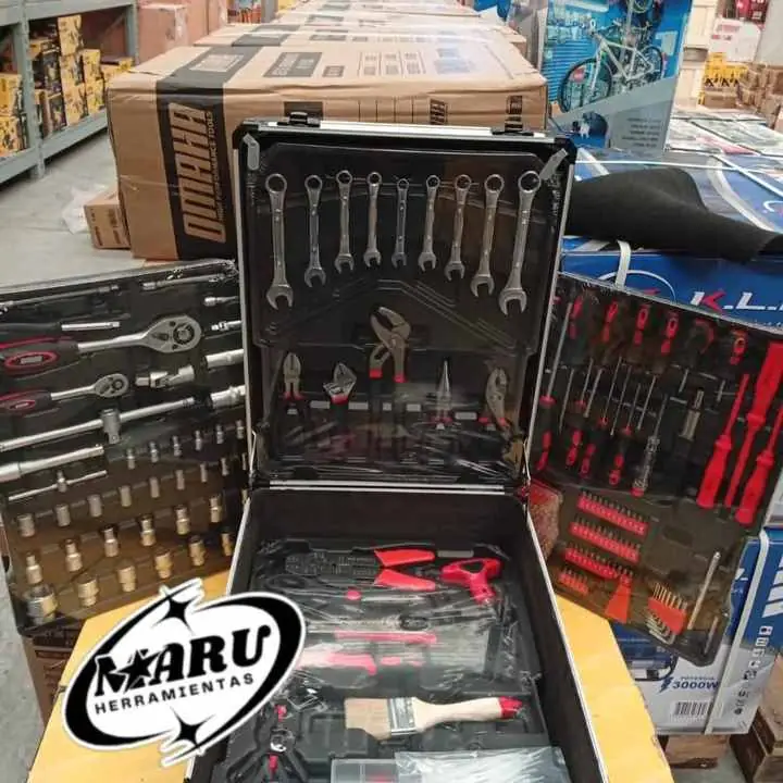 Maletín con herramientas 421Pzs super completo omaha
