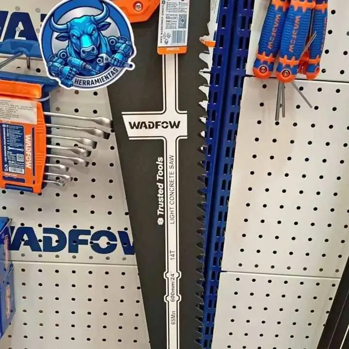 Serrucho 24" 60cm para Hormigón Ligero Dientes con Tratamiento Térmico Wadfow