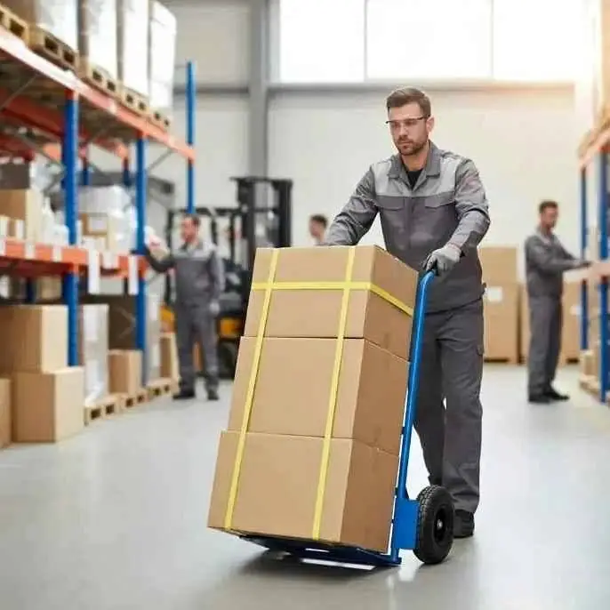 Carro de Carga 200Kgs Ruedas Neumáticas Wadfow