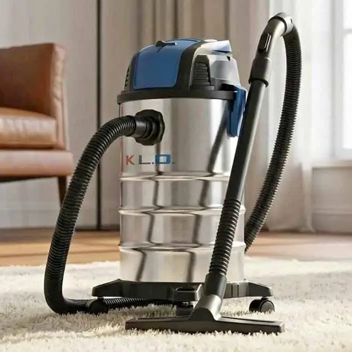 Aspiradora de Tacho 1300wts 20Lts aspira seco, Humedo y con Fcion de Soplado KLD