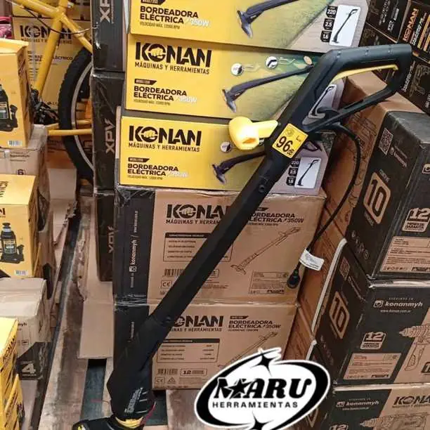 Bordeadora electrica 350wts incluye 2 rollos de tazas ya colocados KONAN
