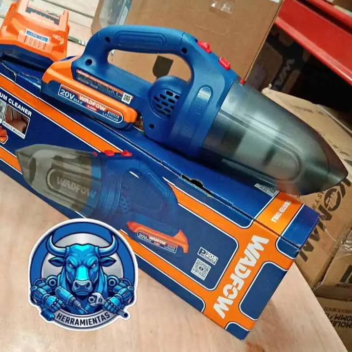 Aspiradora Inalámbrica 20V 0.45Lts incluye 1 Batería, Cargador y Pico Wadfow