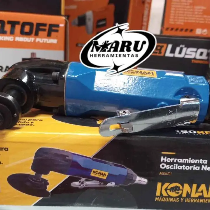 Sierra herramienta oscilatoria neumatica incluye accesorios KONAN