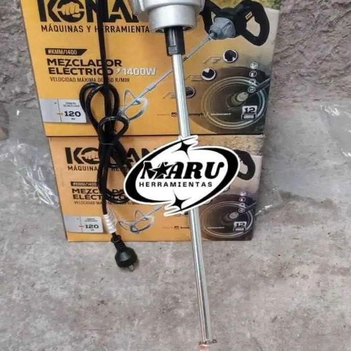 Mezclador de pintura y cemento 1400 wts KONAN
