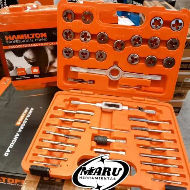 Juego de terrajas y machos 40Pzs HAMILTON