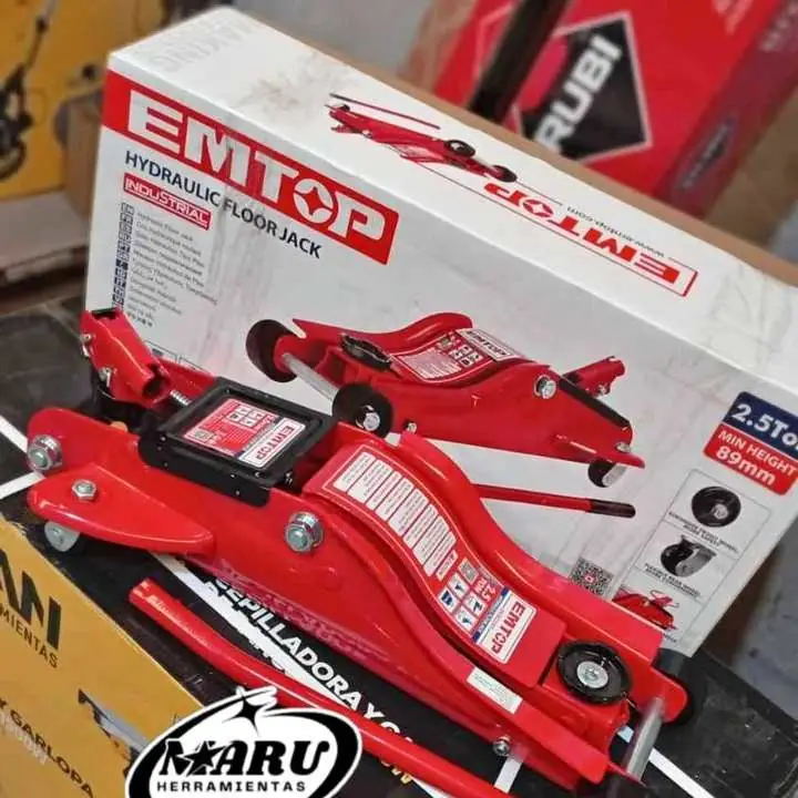Crique Carro Chato 2.5tn Altura Max. 360mm EMTOP