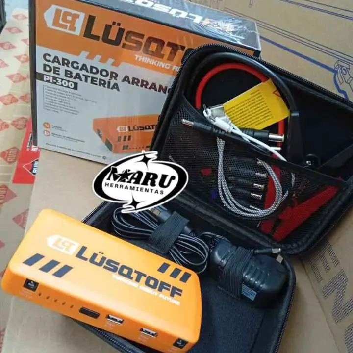 Cargador Arrancador de batería incluye accesorios LUSQTOFF