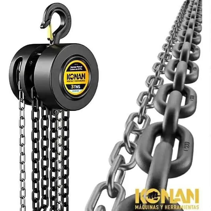 Aparejo Manual a Cadena 3Tn 3Mts KONAN