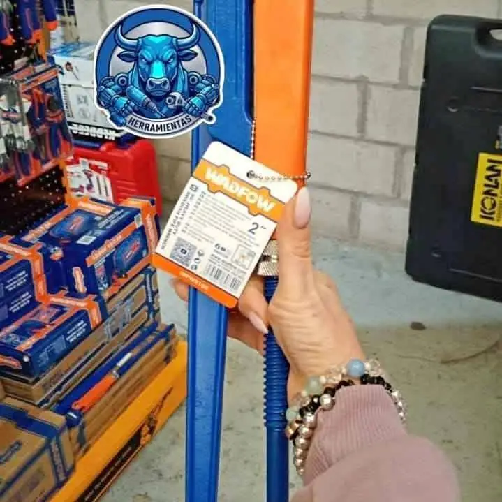 Llave para Caños tipo sueca 2" Mordaza hasta 67mm Wadfow