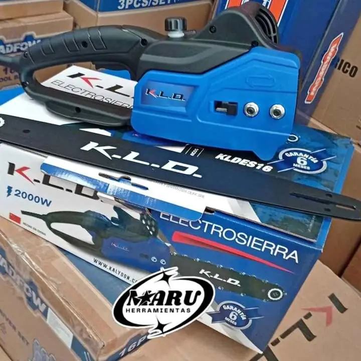 Motosierra Electrica Electro sierra 2000wts Espada 16" 40mm incluye accesorios KLD l
