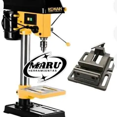 Taladro de Banco con Morsa Prensa Plana 16mm KONAN