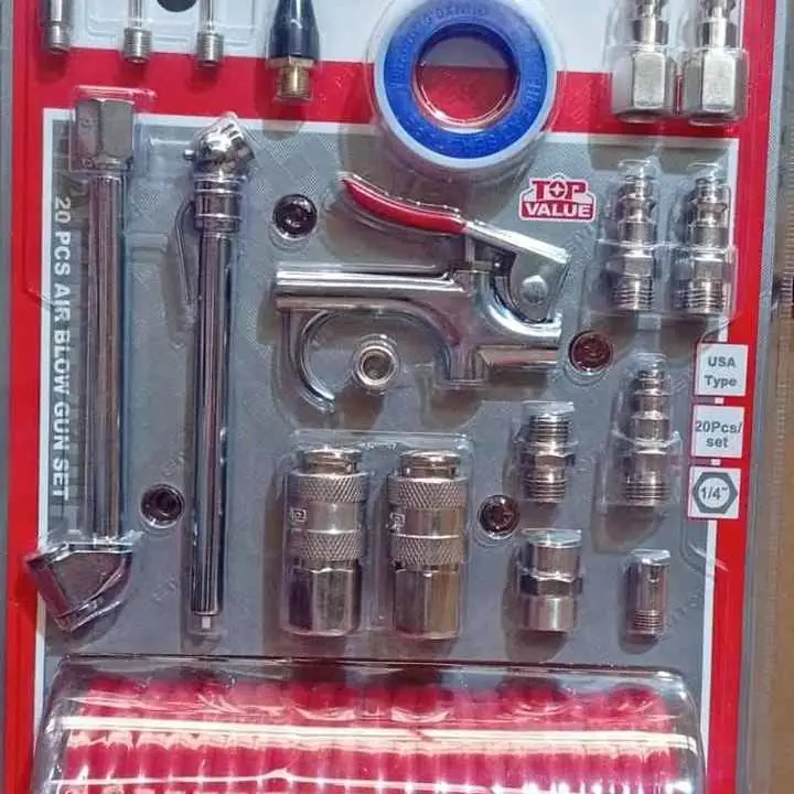 Set 20Pzs Accesorios para Herramientas Neumaticas EMTOP