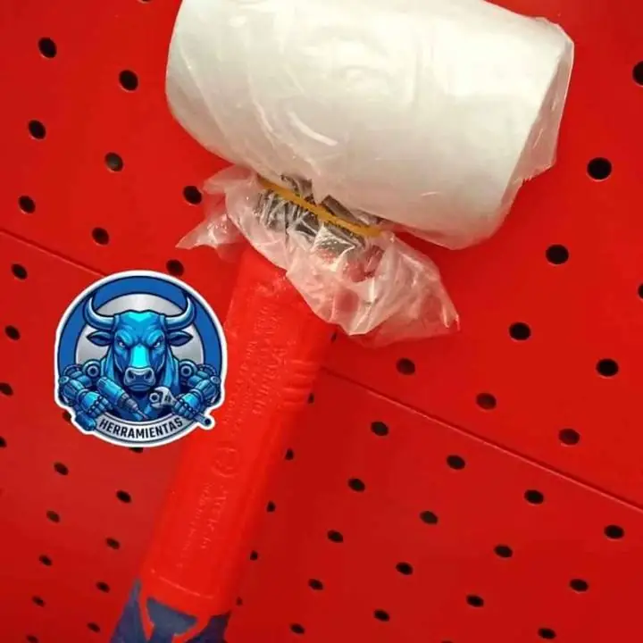 Maza de Goma 220Grs Mango Fibra de Vidrio EMTOP