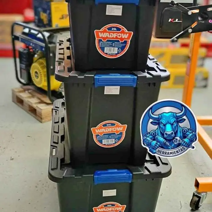Caja Plástica Contenedor de Almacenamiento 80Lts Mat. pp Wadfow