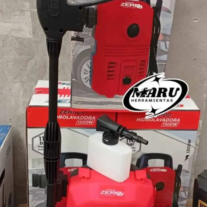 Hidrolavadora 1300wts 110bar incluye depósito para detergente zero kld